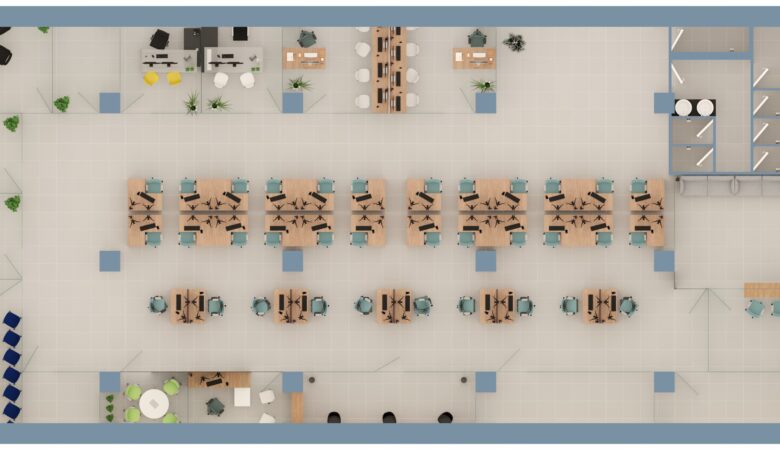 2D Office Layout Design in Pakistan – 7 Powerful Trends for Efficient & Modern Workspaces