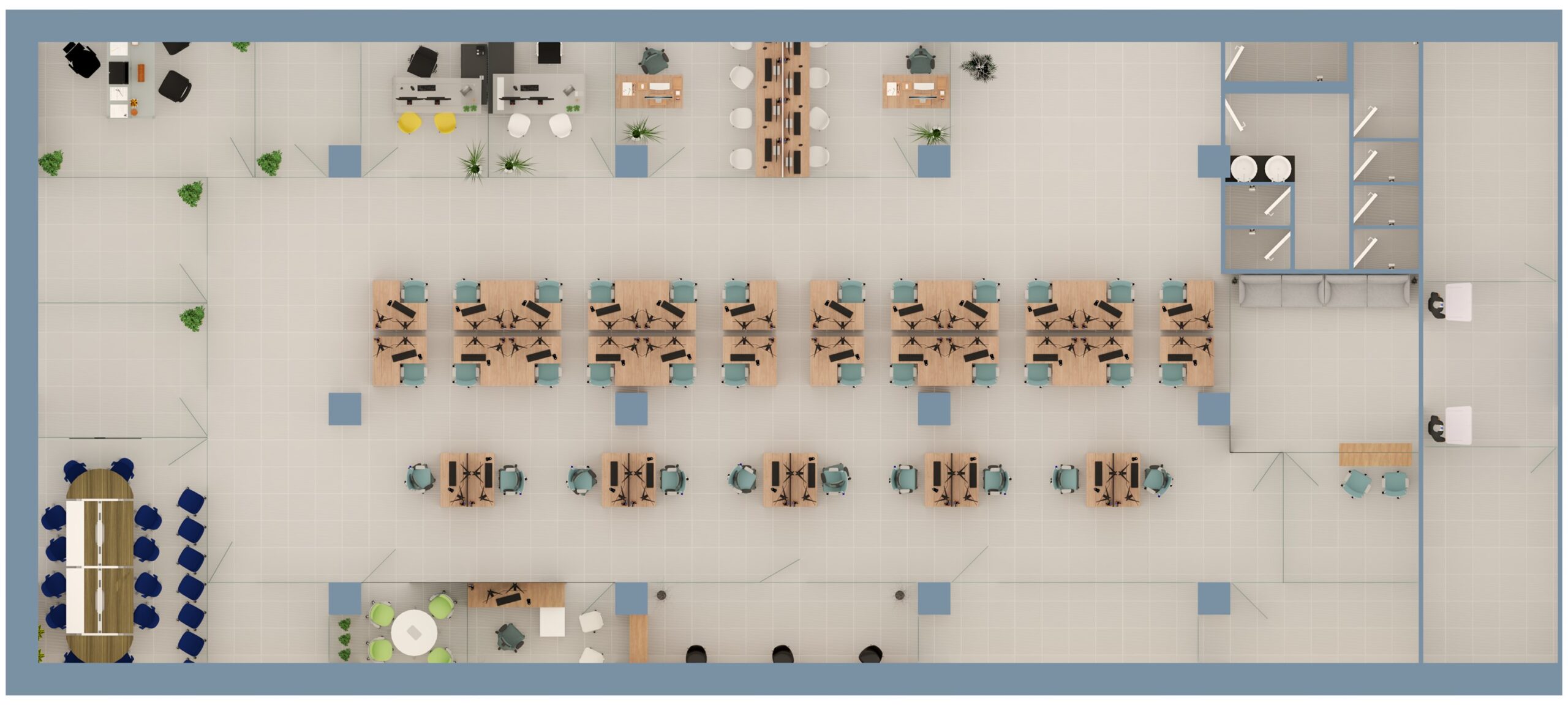 Global Office 2D Design Inspirations – Smart & Powerful Planning for Productivity