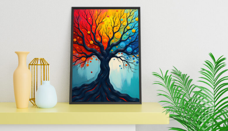A Touch of Royalty with Aurora Arbour Royale Wall Art (12X16)