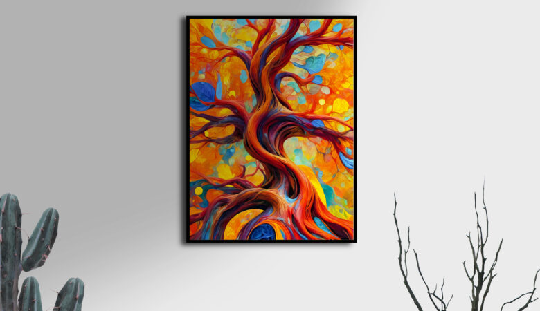 Premium Wall Art in Pakistan – 7 Reasons Why Opulent Solaris Roots 12X16 is a Radiant Masterpiece