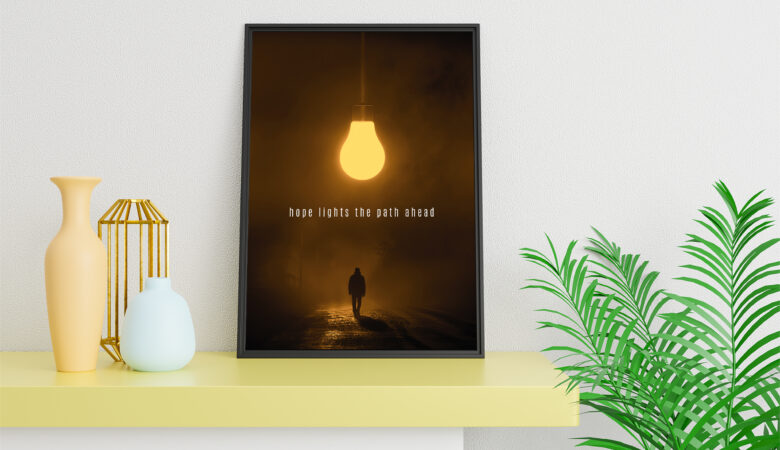 Illuminate Your Space with the Intensity of Ember’s Embrace (12X16)