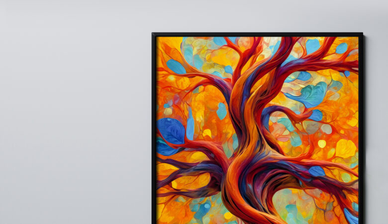 The Perfect Blend of Luxury and Nature: Opulent Solaris Roots (12X16)