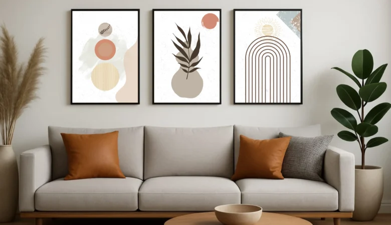 Modern Elegance: Aura of Elements Large Wall Art for Contemporary Homes (18X24)