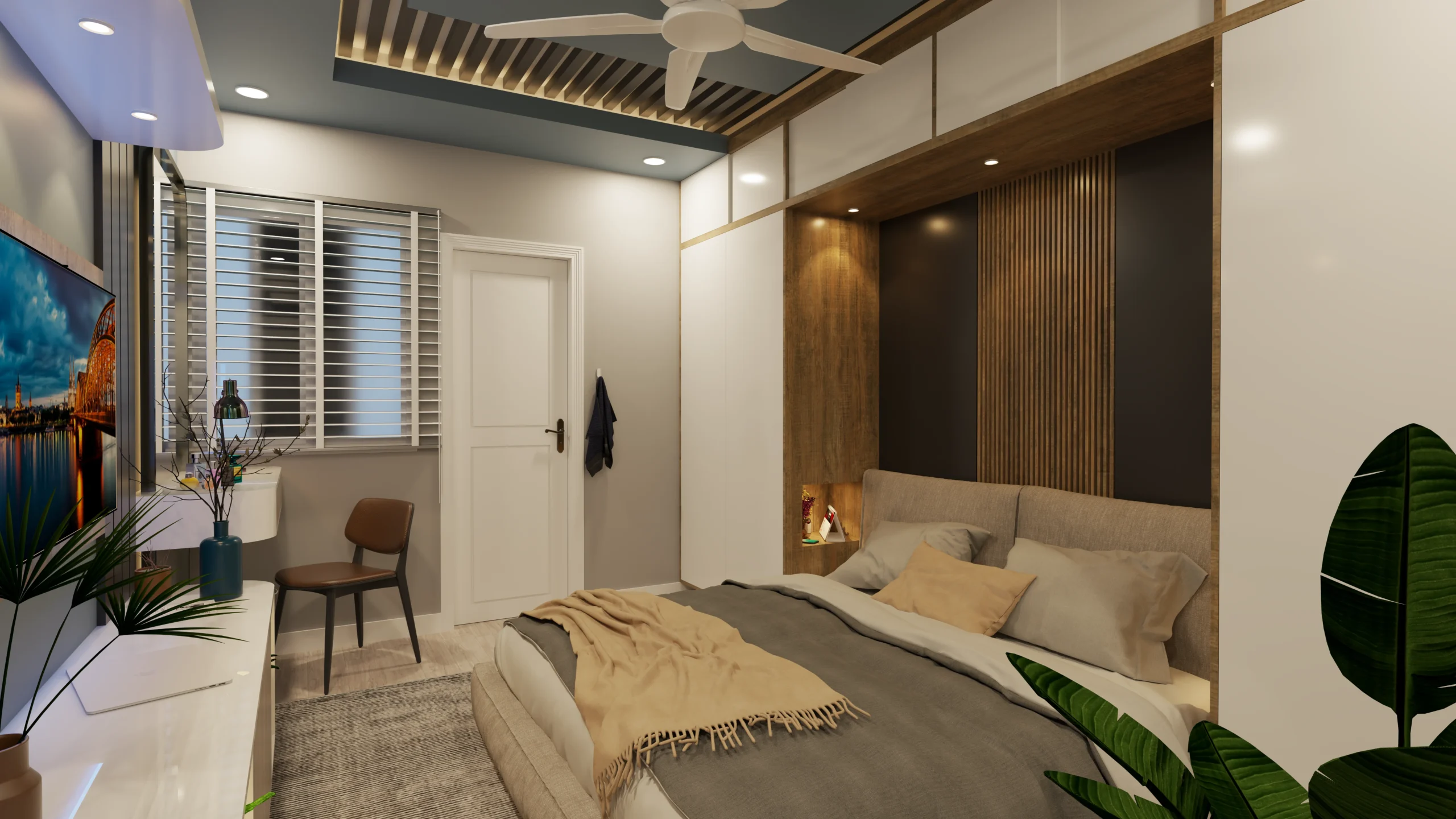 2-Bedroom Modern Minimalist Apartment - cover image